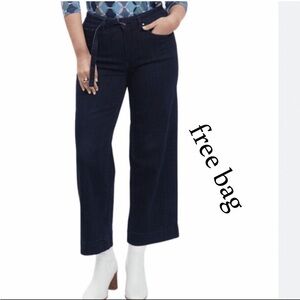 Designer Wide jeans crop jeans wide leg NWT